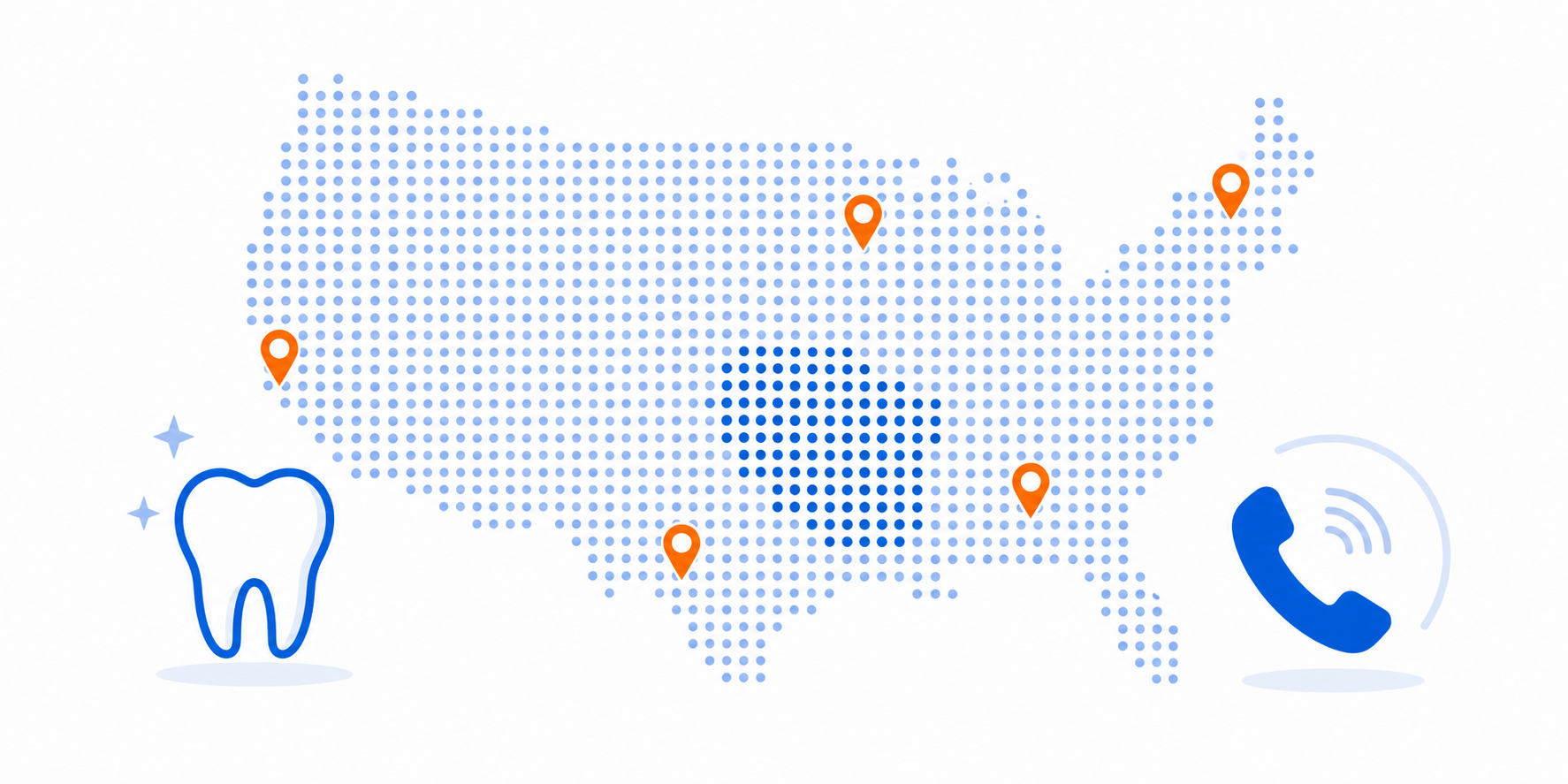 AI dental receptionist coverage for multi-location DSOs across the state